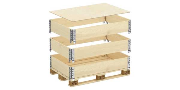 800 x 600mm New Pallet Collar Kit ISPM15 HT